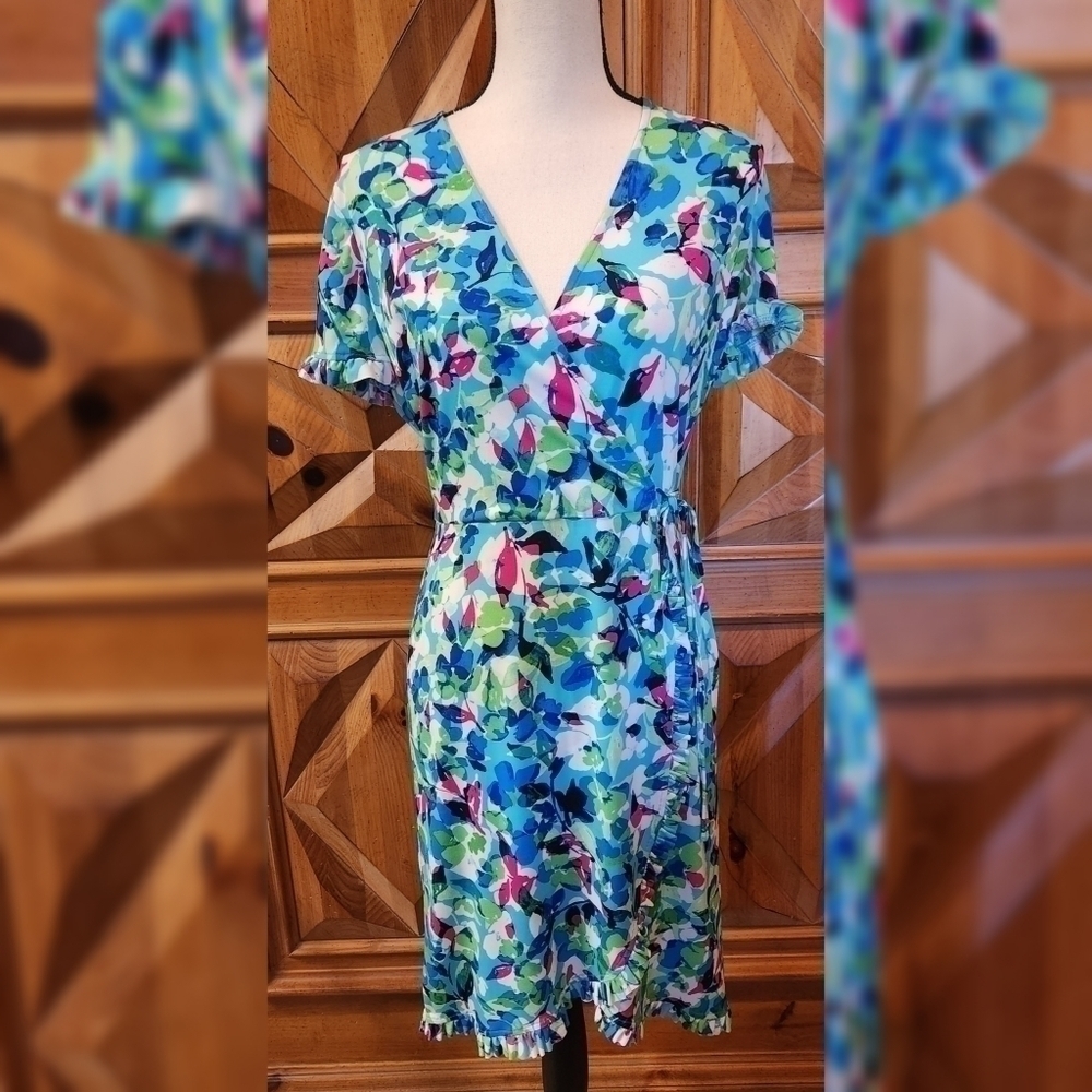 London Times Floral Dress Sz 4
